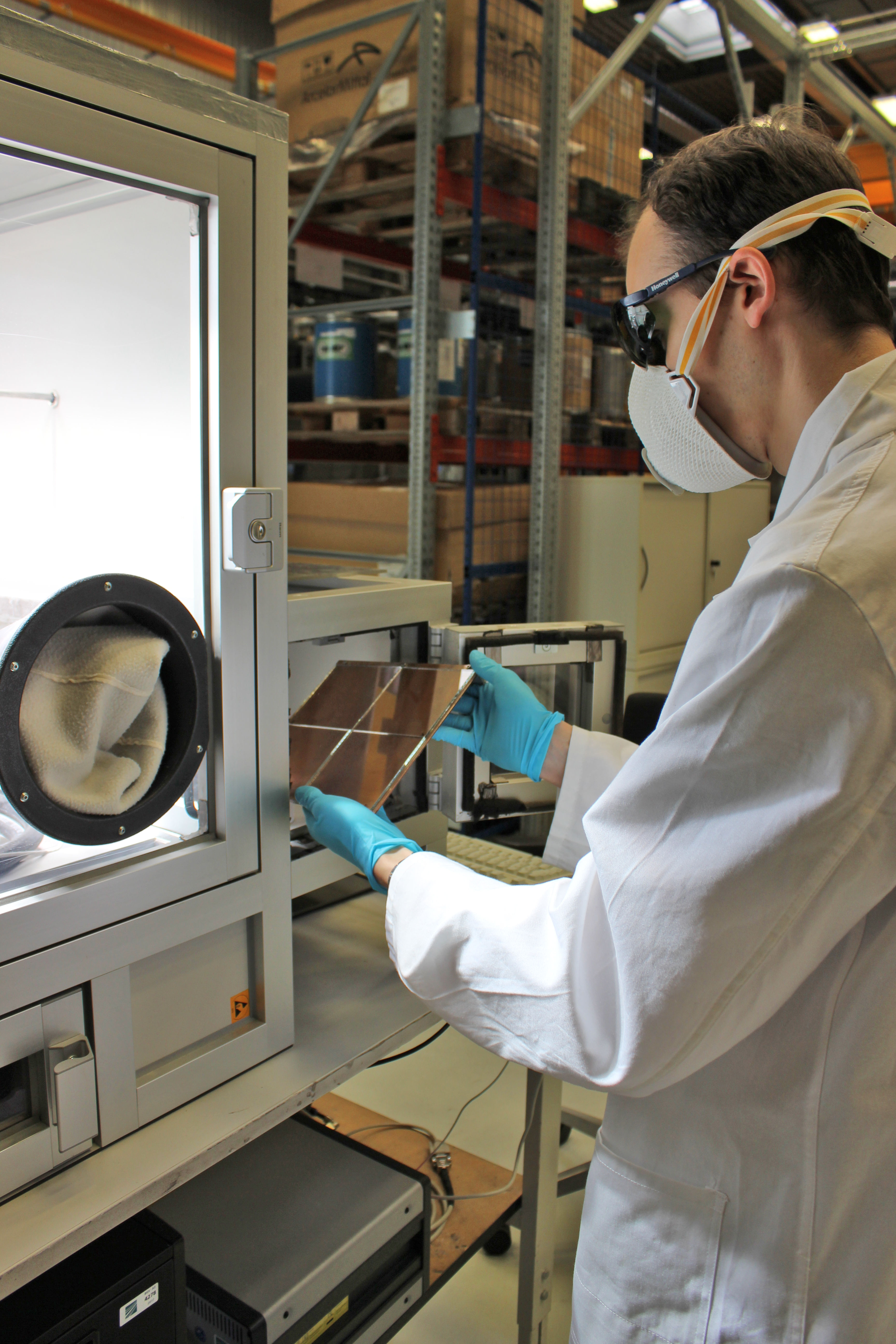 Soiling-Teststand Verstaubungstest im Soiling-Teststand